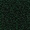 Miyuki 11 Round Seed Bead, 11-156SF, Semi Frosted Transparent Dark Emerald, 13 grams